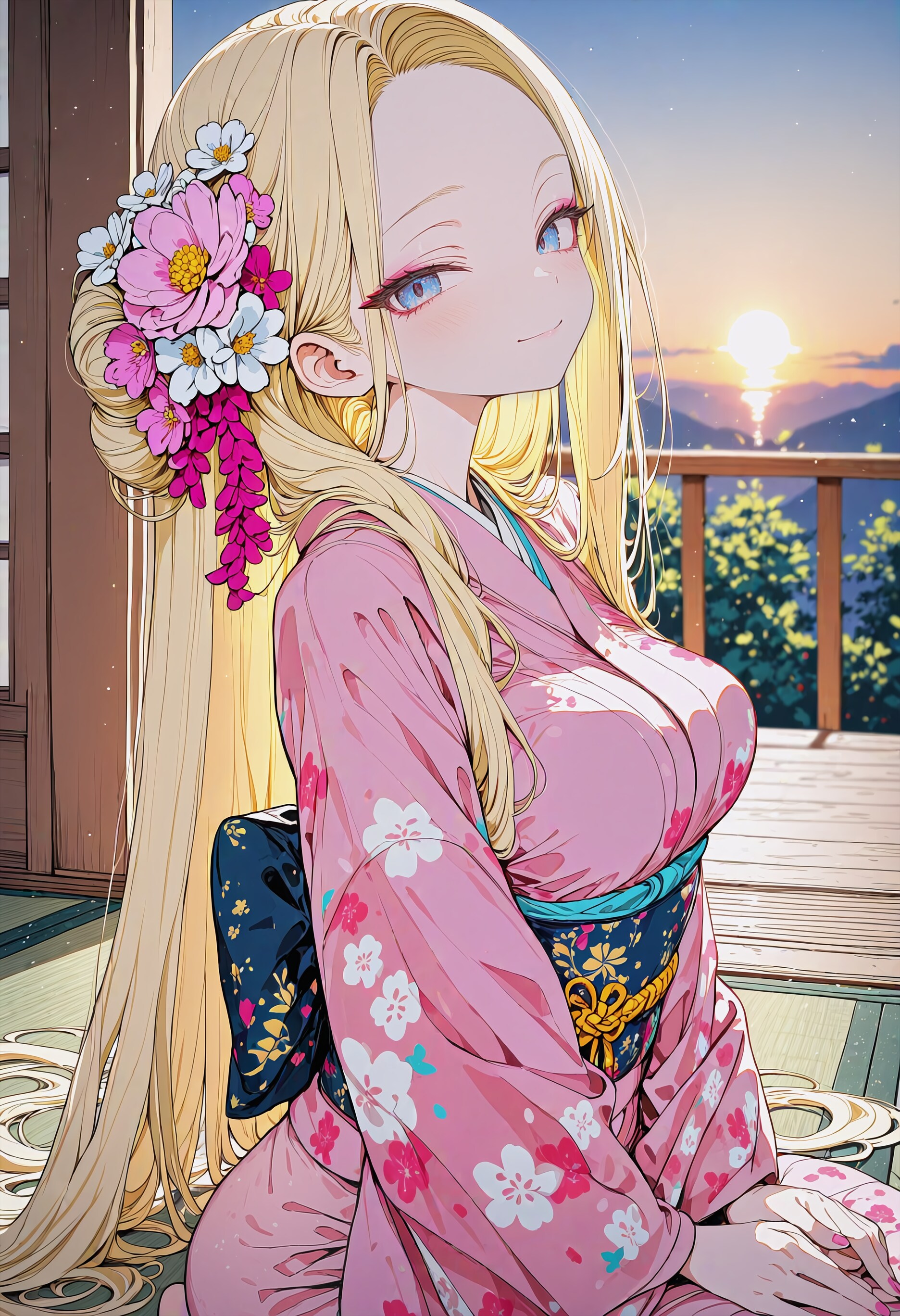 すまし顔