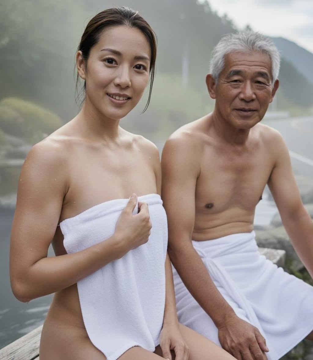 道路の脇にある温泉に裸で入った女の末路