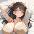 広告　ベージュ下着 2枚目