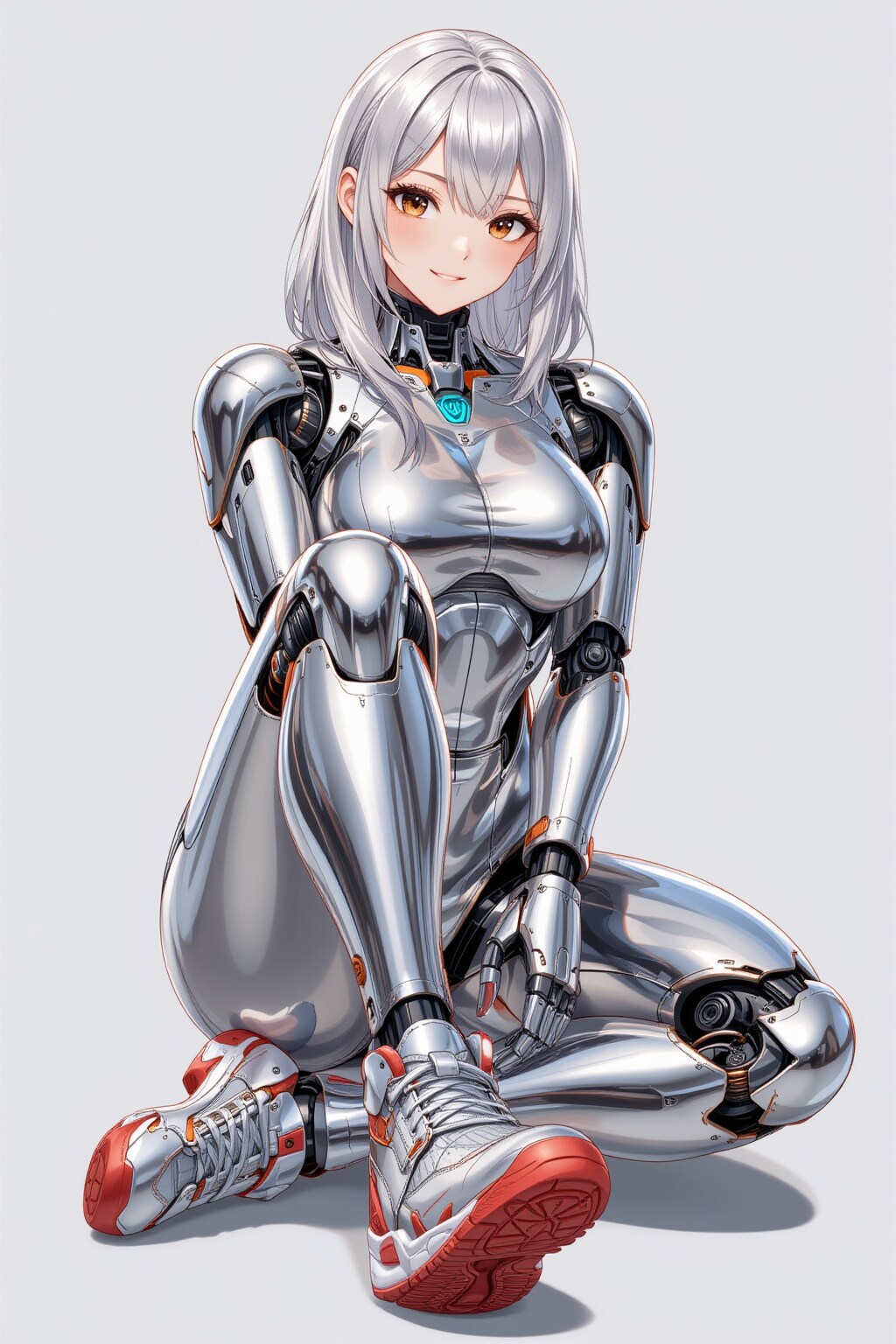 スニーカーを履いたメカ子