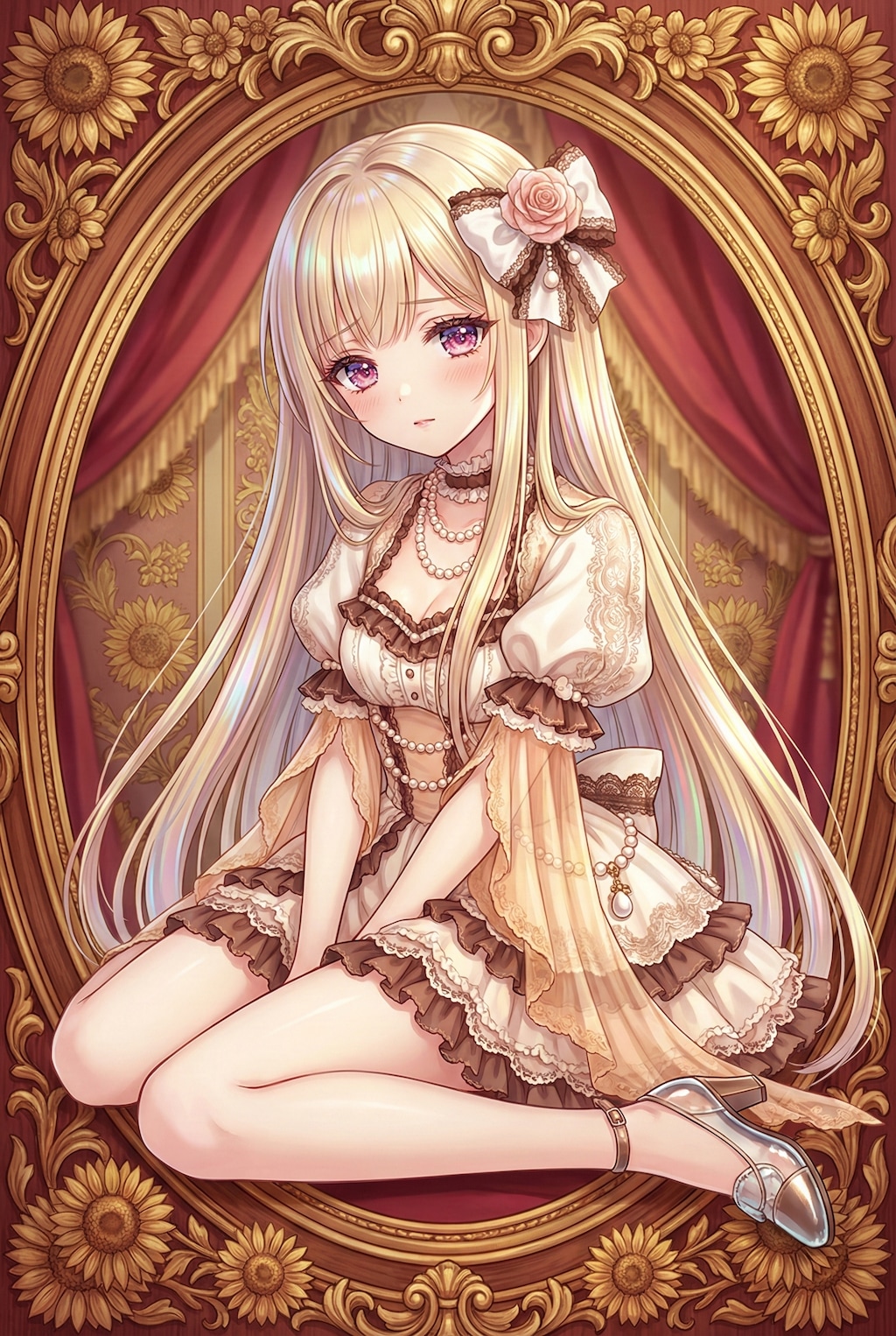 緋紅薔薇の黄金籠