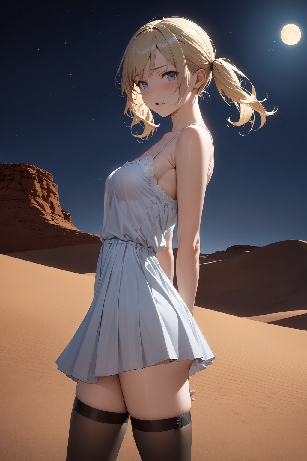 砂漠でキャミソールドレスX704