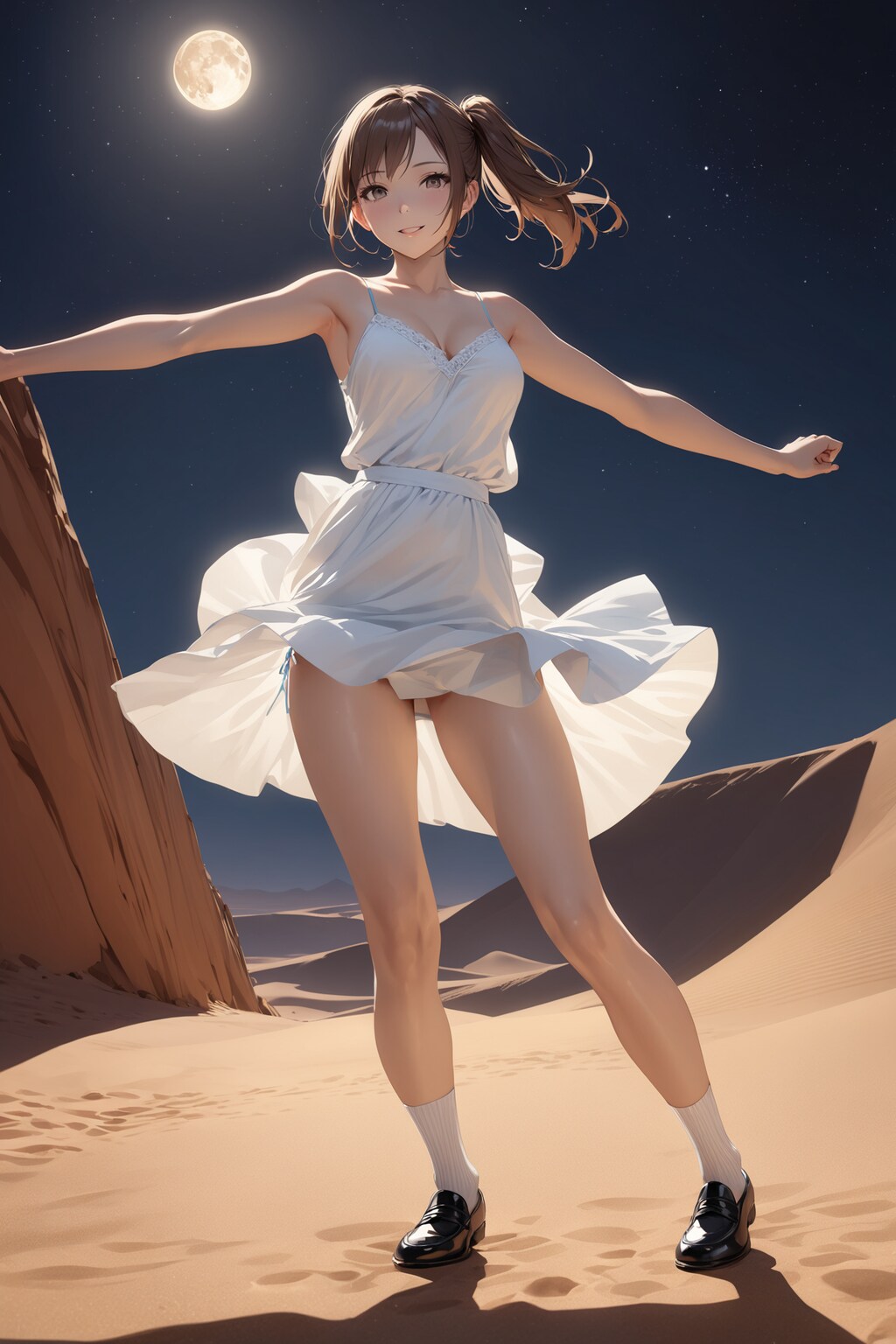 砂漠でキャミソールドレスX704