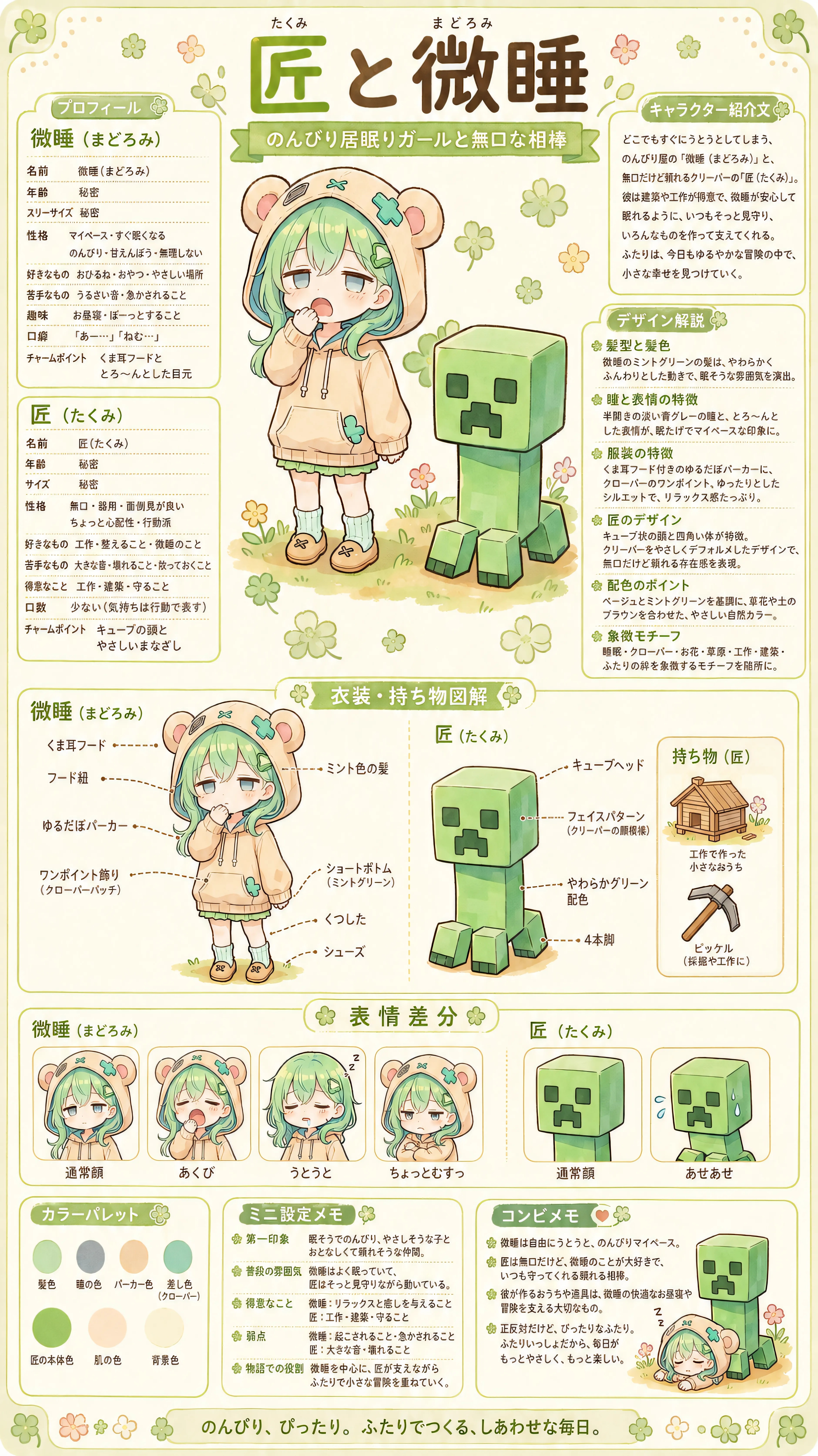 Takumi and Madoromi’s Quiet Craft Life | の人気AIイラスト・グラビア
