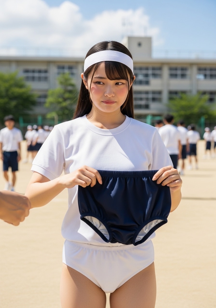 借り物競走①　白組 麻里ちゃん