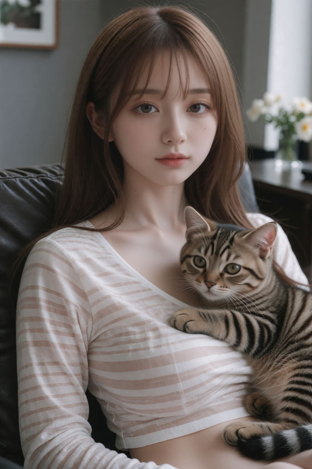 猫：「ここは僕の特等席」