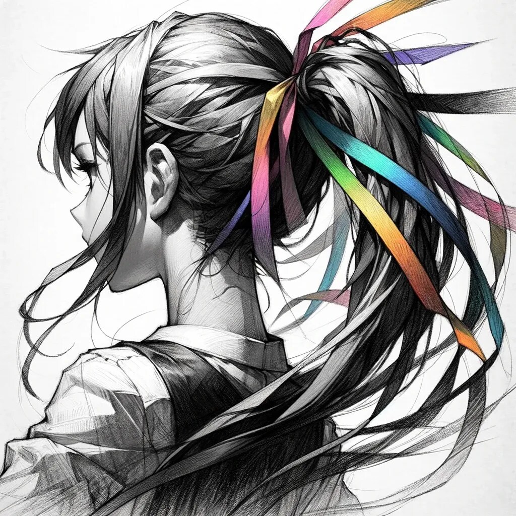 ポニーテールの女