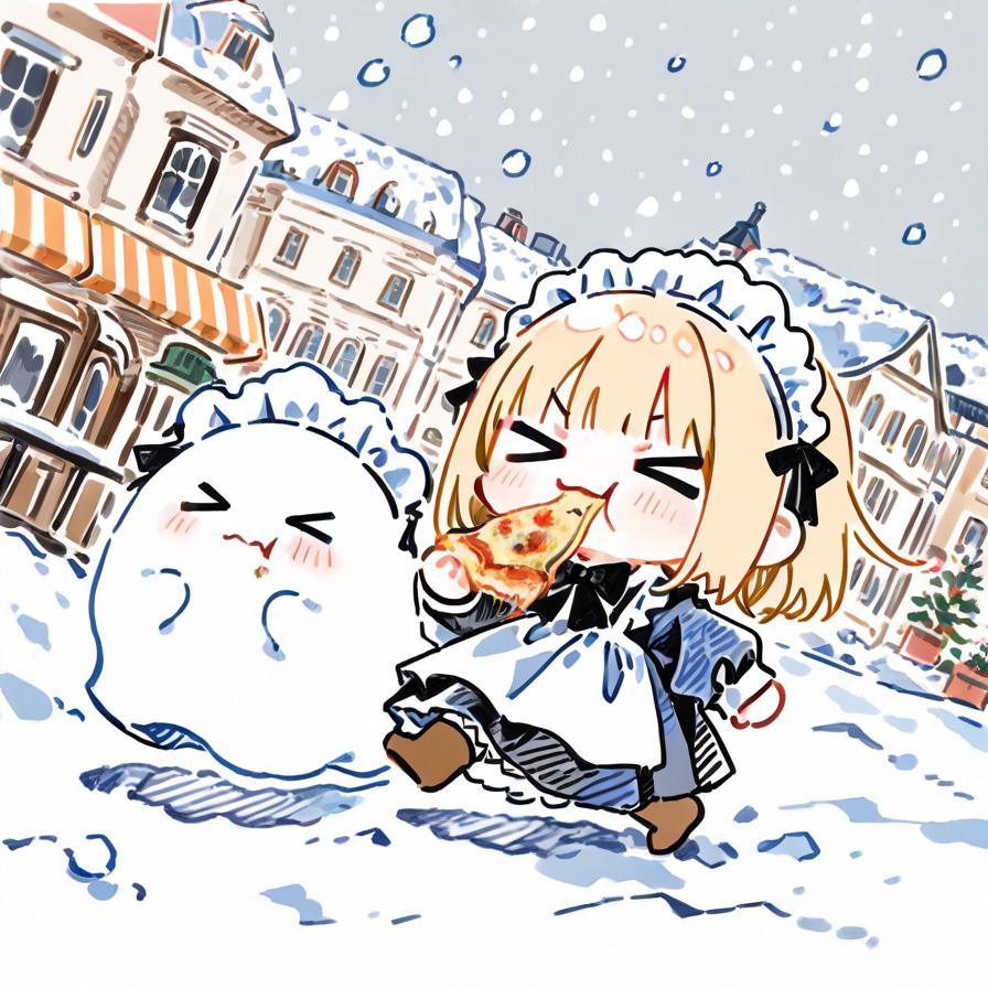 お ピ ッ 散 歩 in ウ ィ ン タ ー 🍕☃️