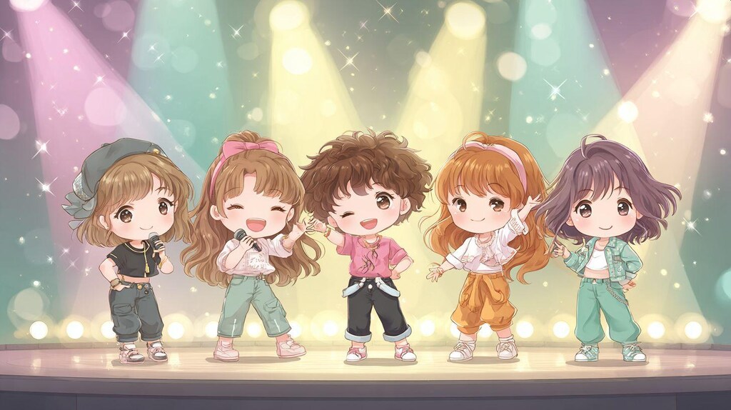 旅の途中のアイドルグループ