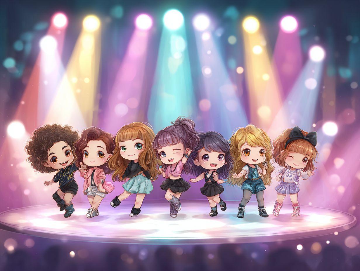 旅の途中のアイドルグループ | の人気AIイラスト・グラビア