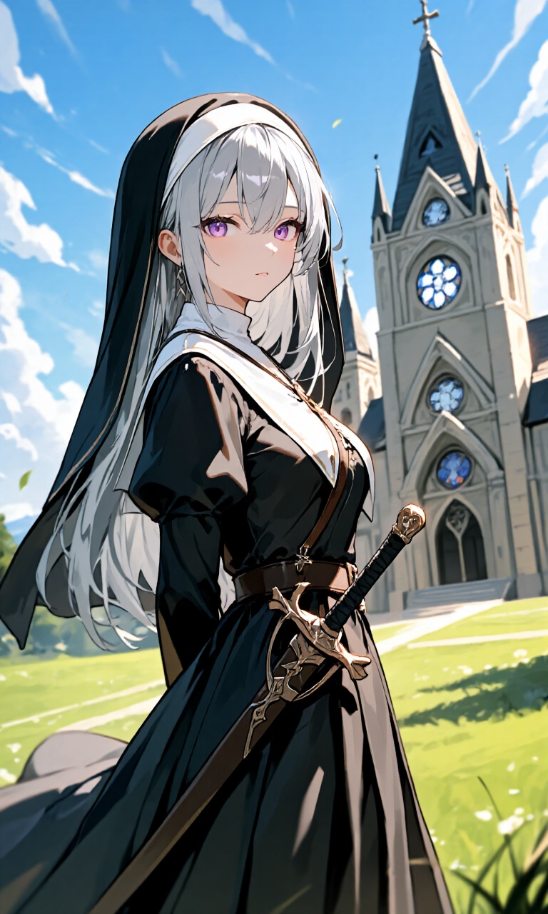 西洋剣修道女 | の人気AIイラスト・グラビア