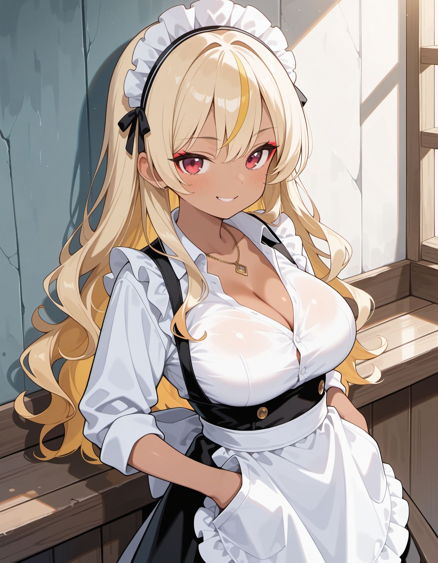 ぎゃるメイドさん | の人気AIイラスト・グラビア