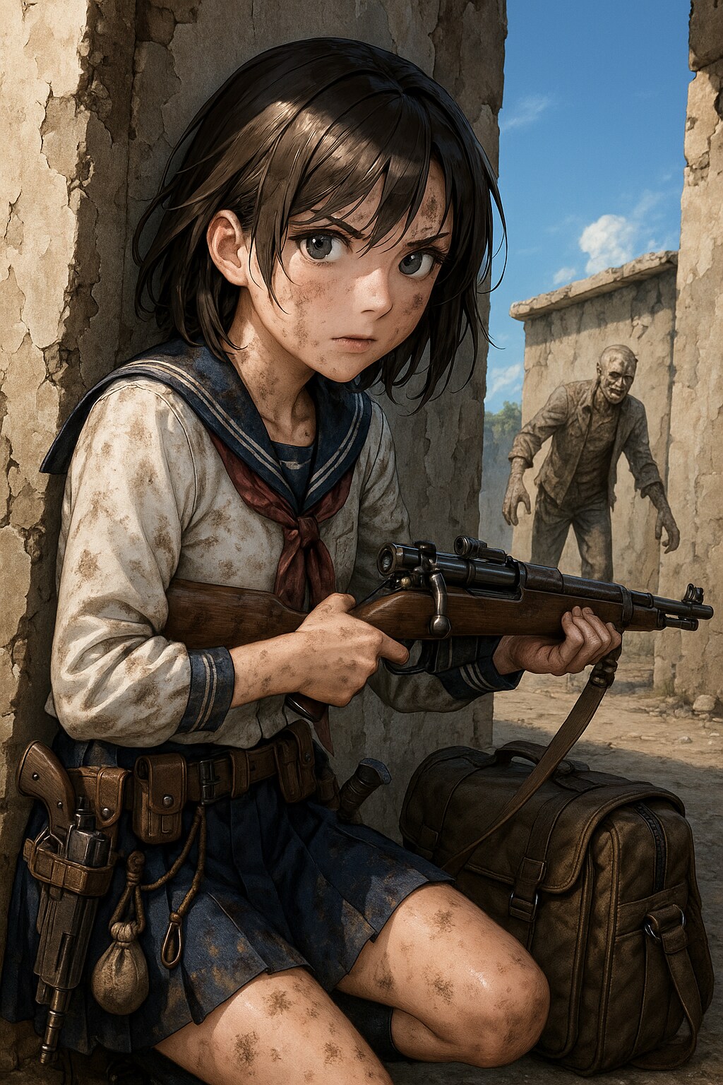 ゾンビアポカリプスの女子高生