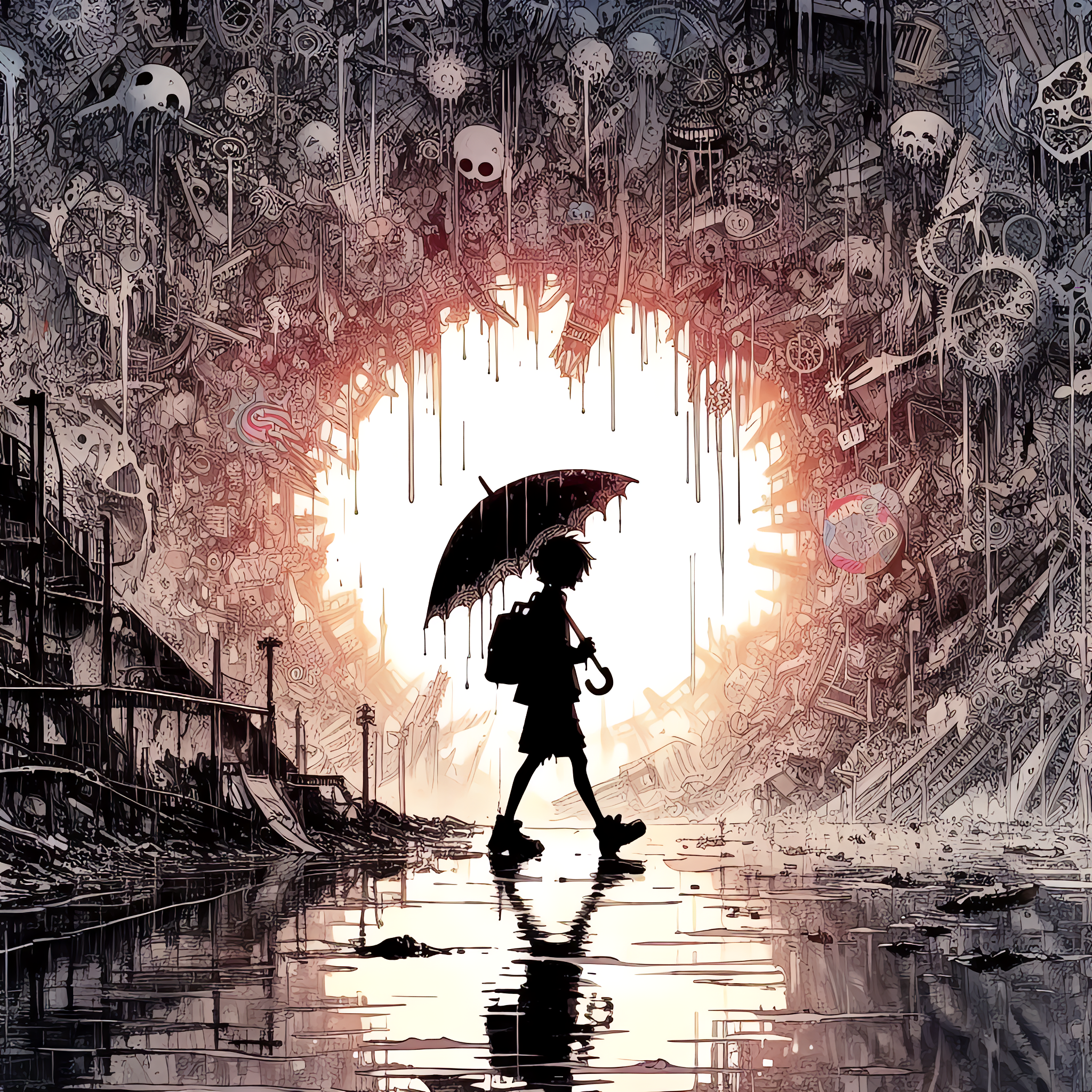 Depressive Rainy morning Third day