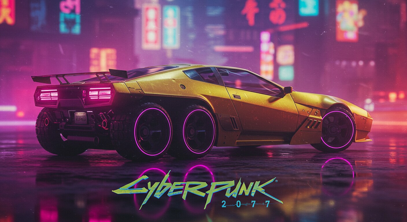 サイバーパンク　2077スポーツカー | の人気AIイラスト・グラビア