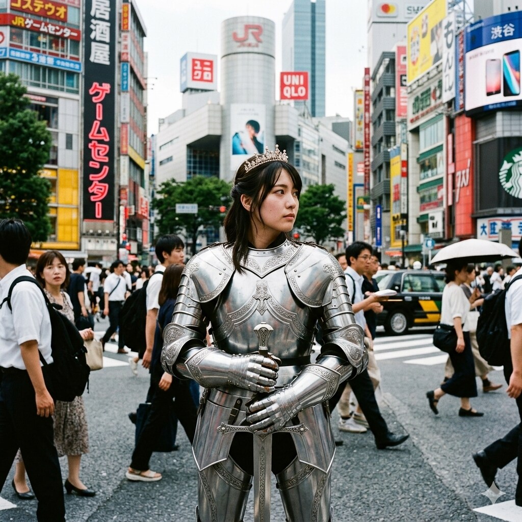 The knightly princess, traveling through time