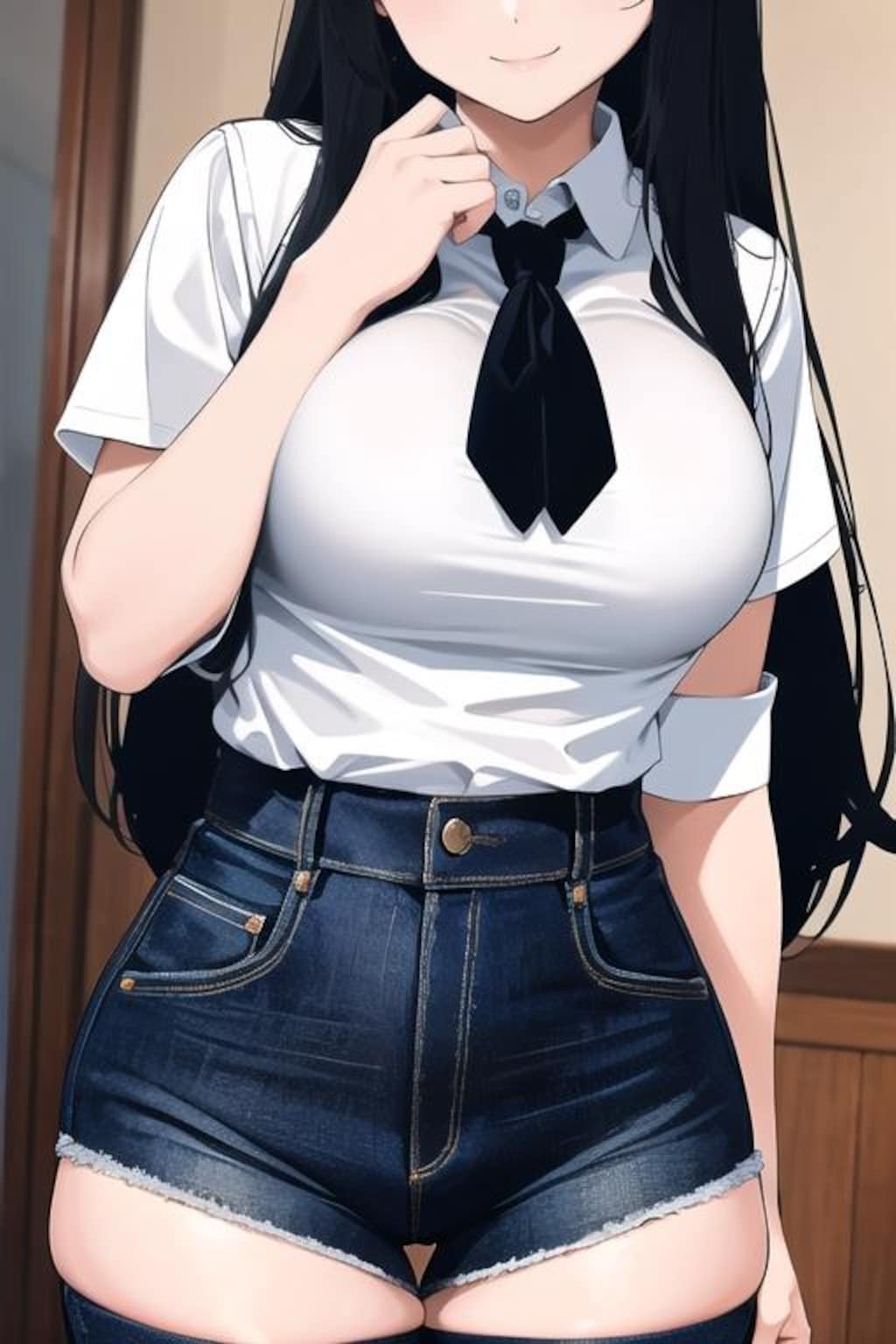 魅力的な顔なしジーンズ娘（貴女はジーンズ👖派？））