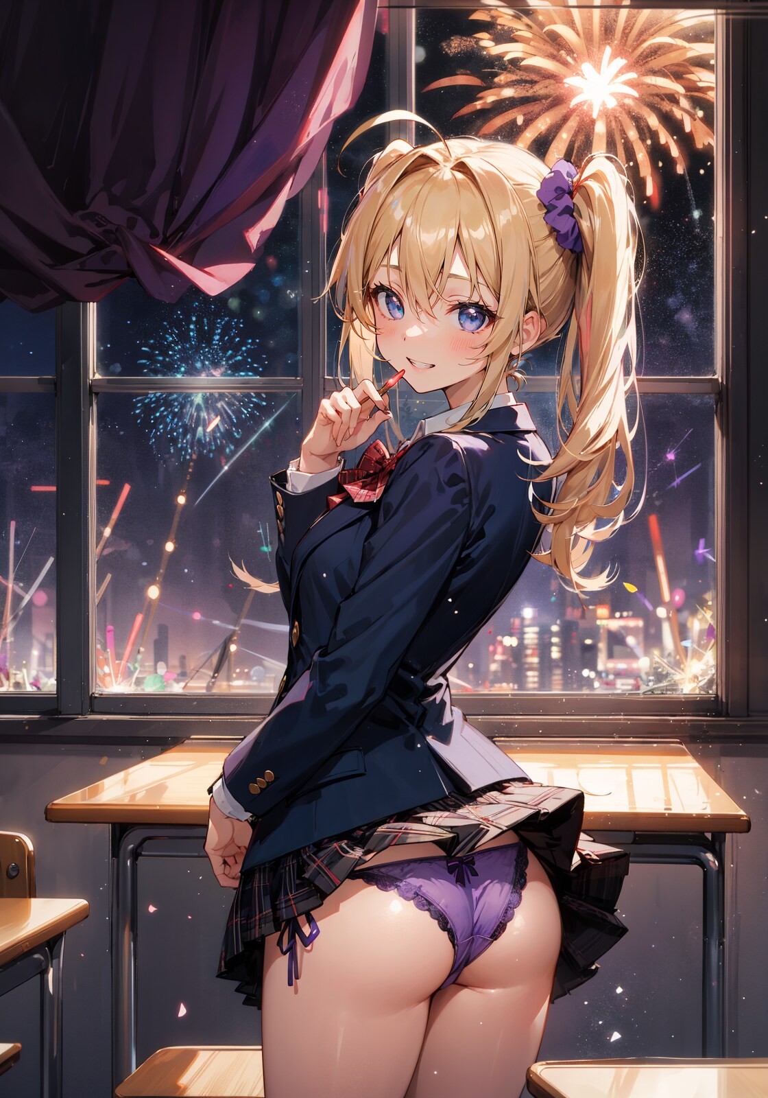花火始まったね