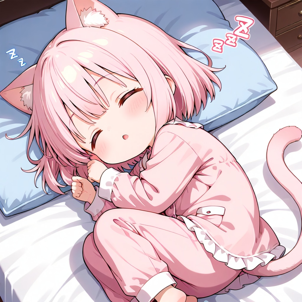 おやすみにゃん | の人気AIイラスト・グラビア