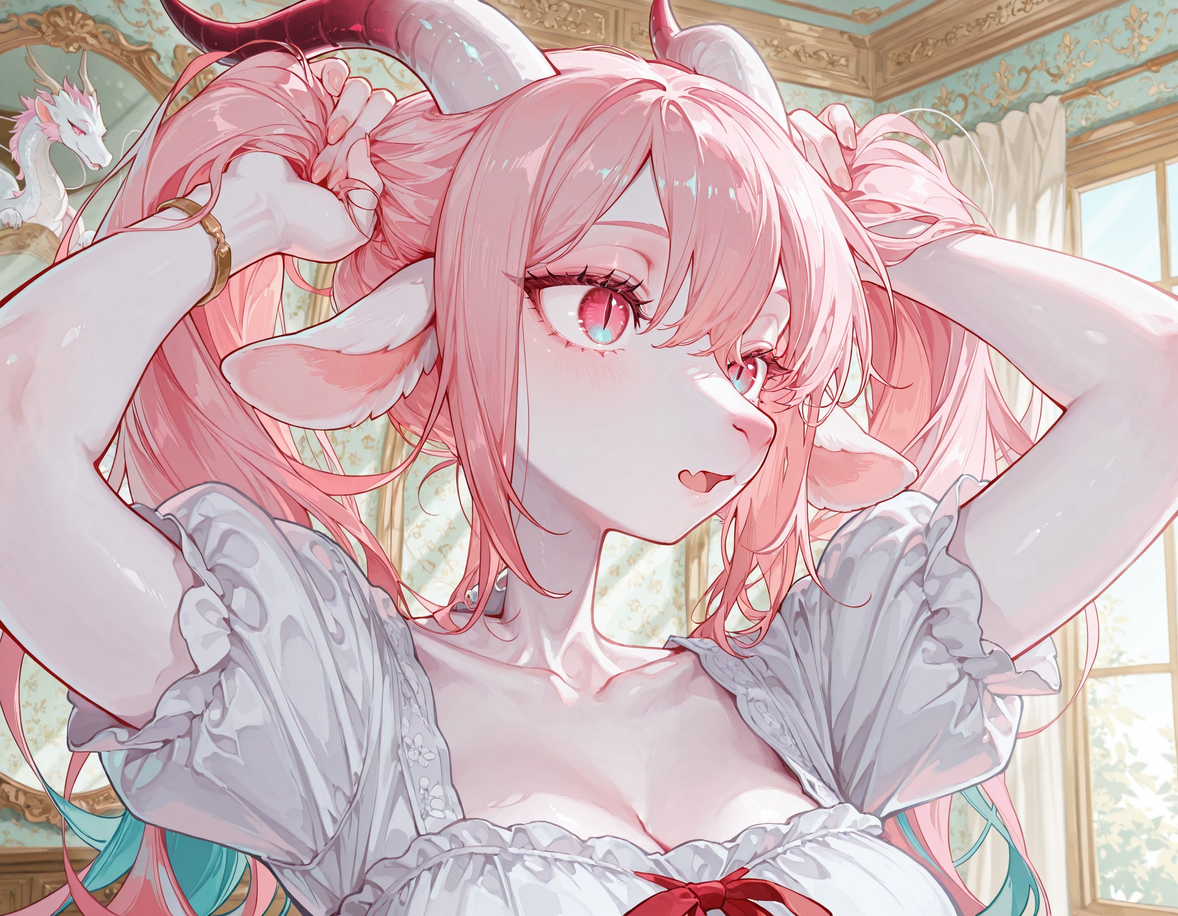髪型お悩みお嬢様 | の人気AIイラスト・グラビア