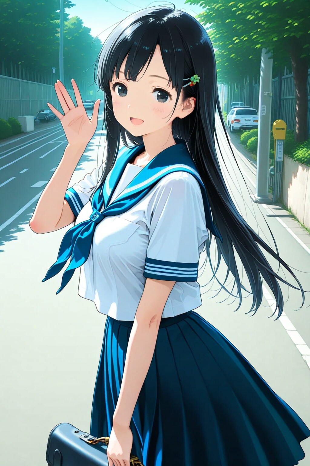 終業式の三女ちゃん☃️✨ | の人気AIイラスト・グラビア