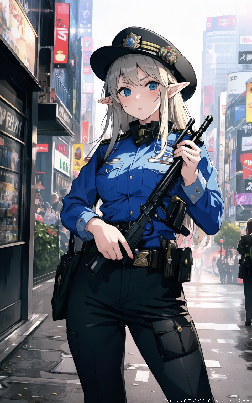 お仕事エルフシリーズ、警察官