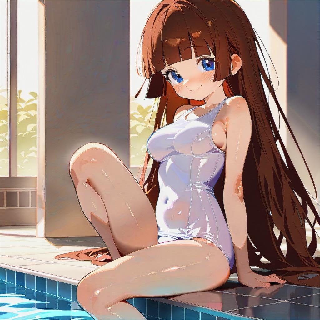 水着だから平気ダヨ