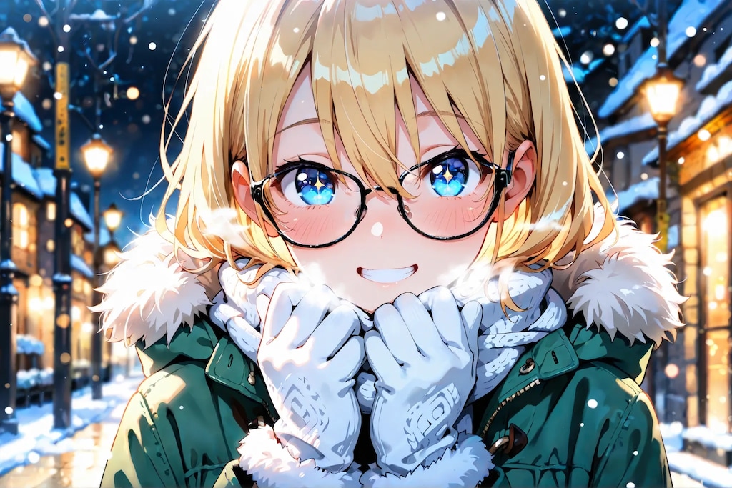 雪が降るとテンション上がる系