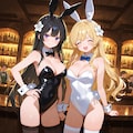 うさブラックとうさホワイト 3枚目