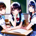 メイドさんの学校(NovelAI) 4枚目