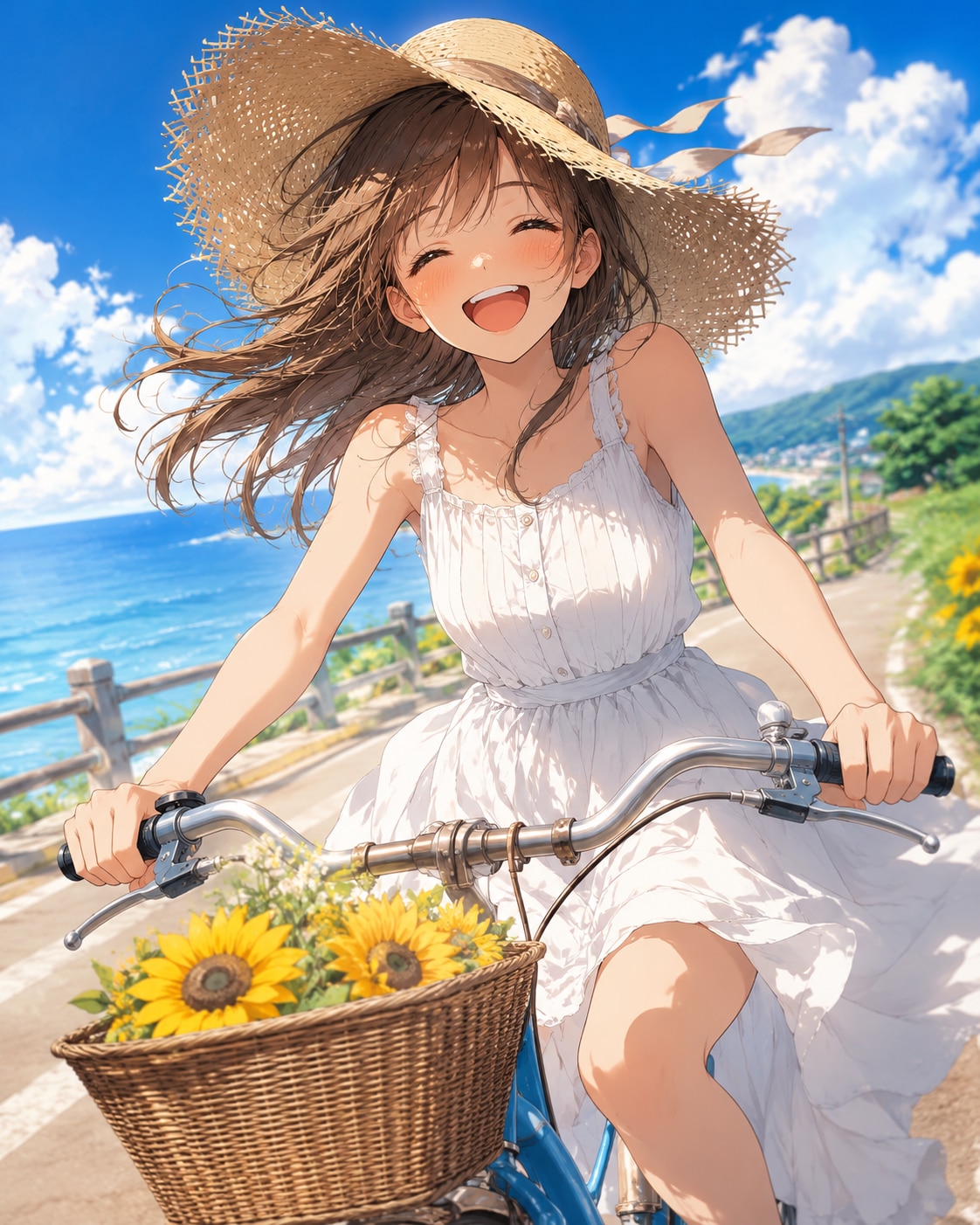 風を追いかけて、夏を笑う。