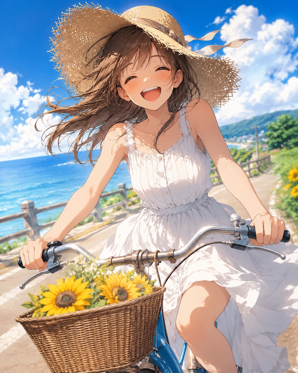 風を追いかけて、夏を笑う。