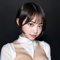 白レオタードLoraでポロリ 3枚目