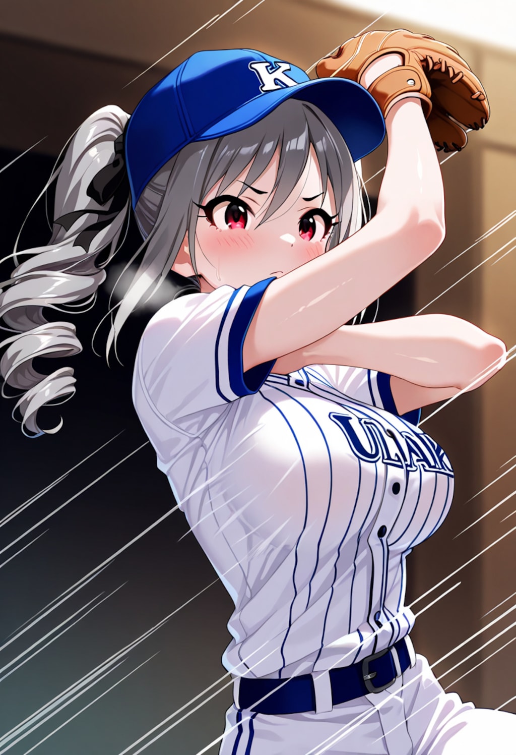 野球部に入った蘭子