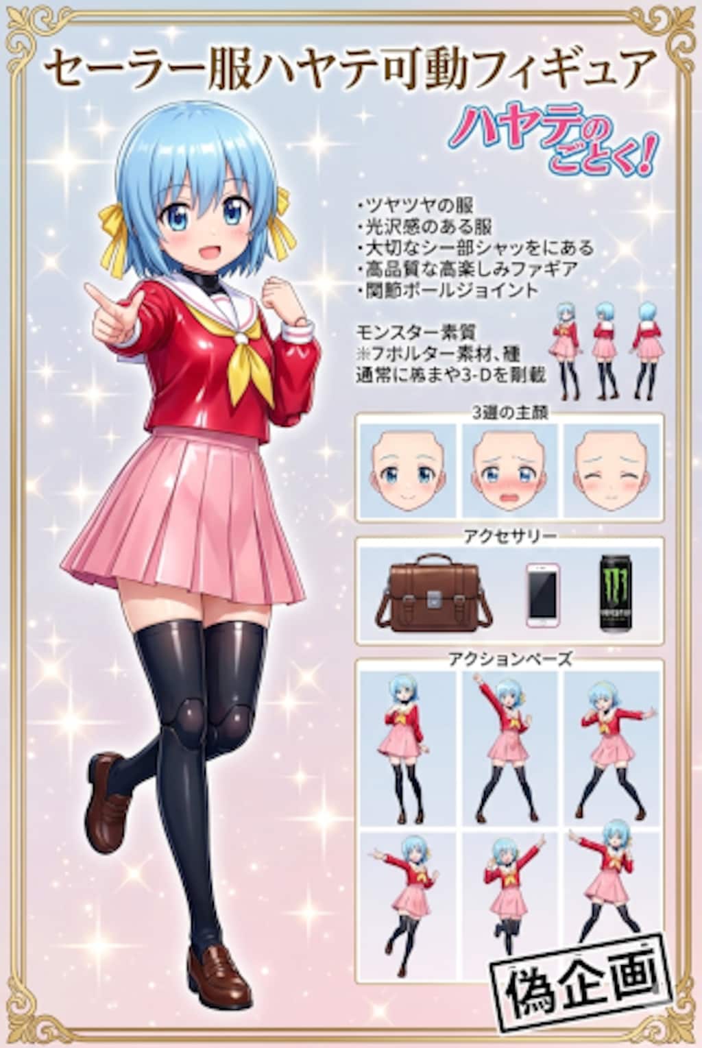 セーラー服ハヤテ可動フィギュア