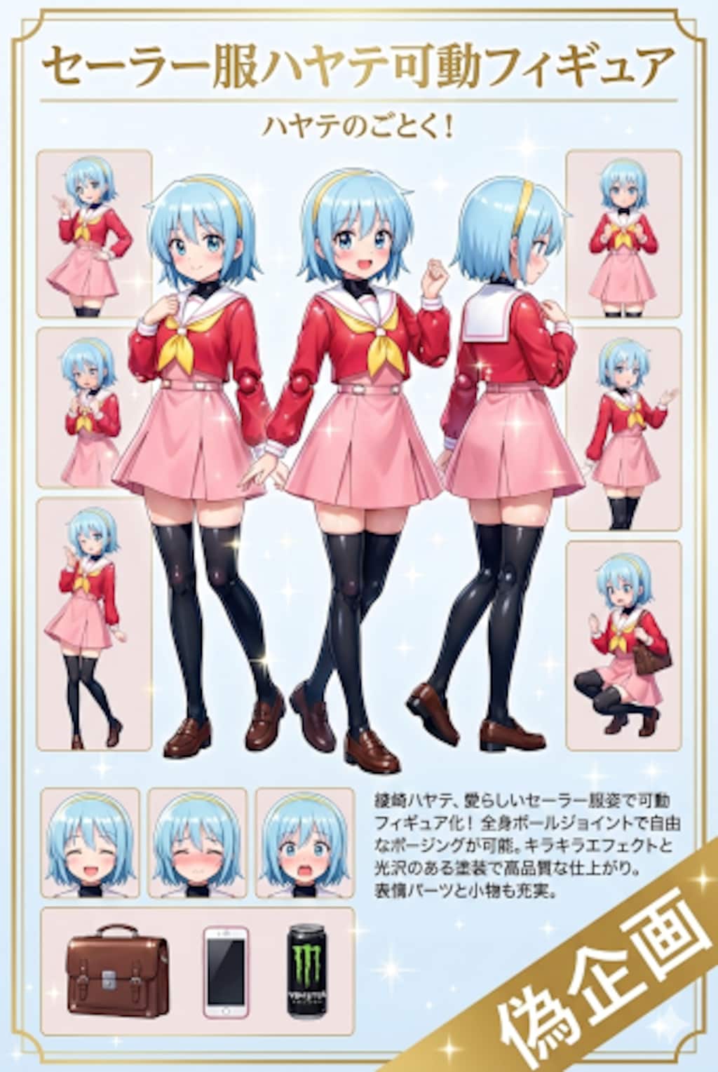 セーラー服ハヤテ可動フィギュア