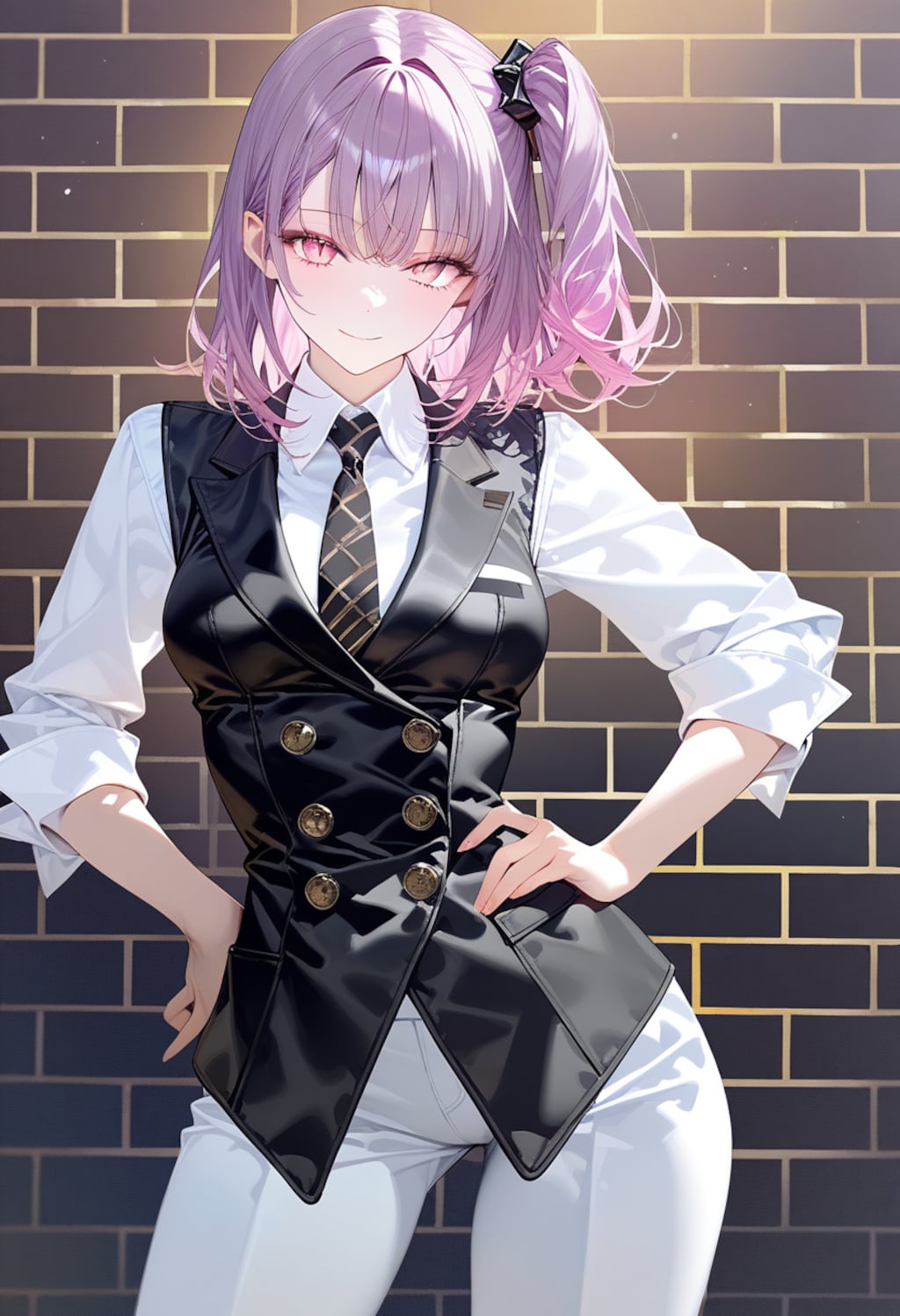 クール系美少女のパンツルックスタイル