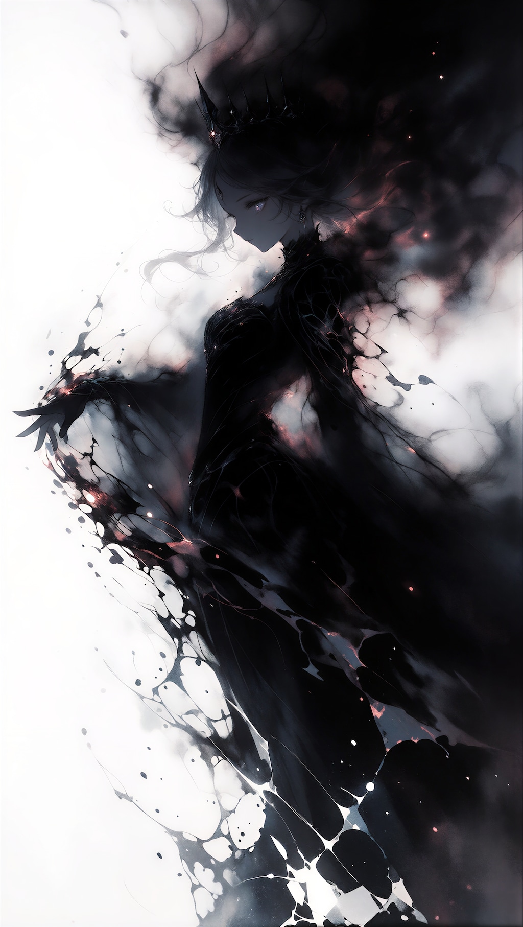光を薙ぎ払う黒い闇