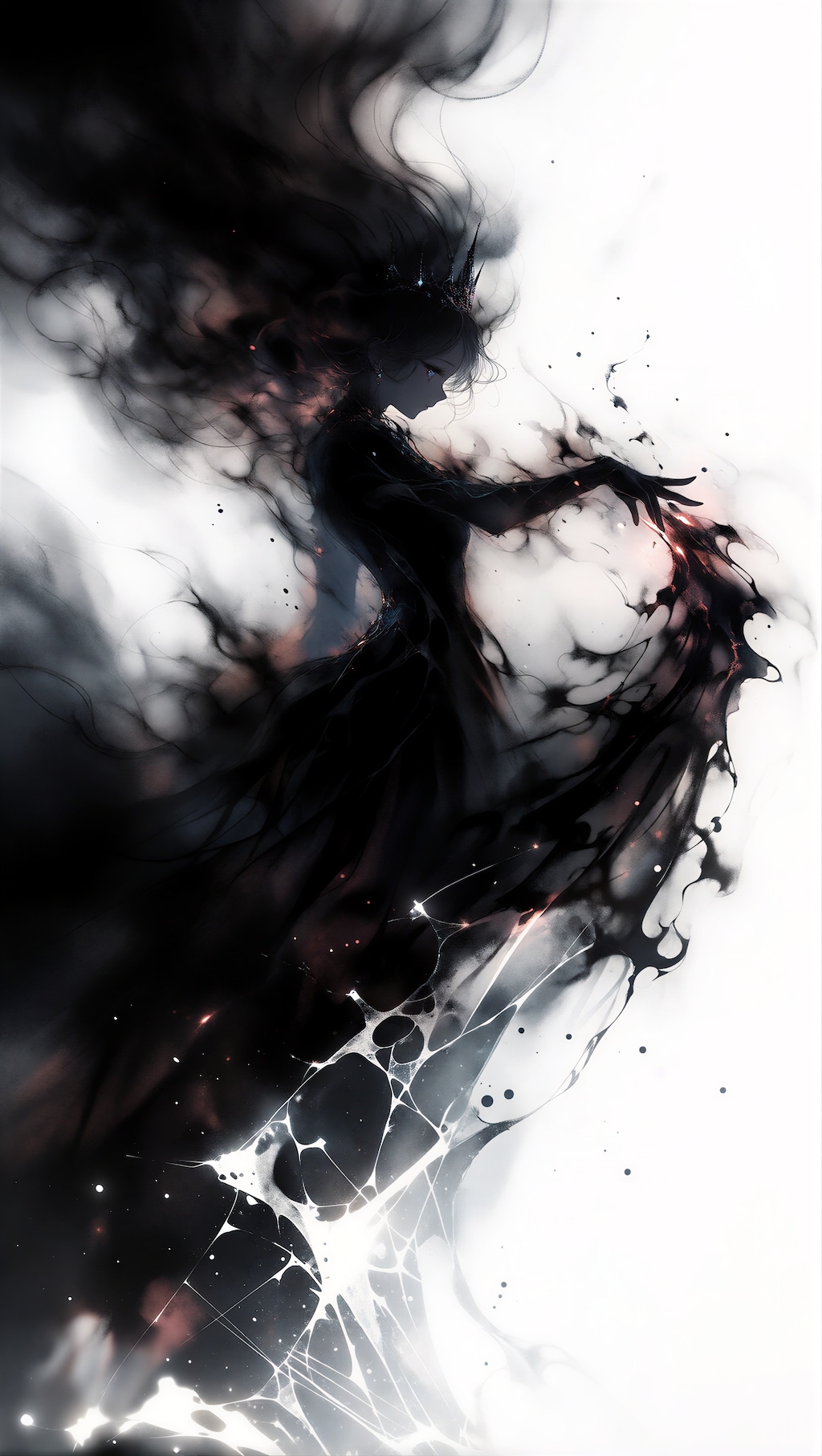 光を薙ぎ払う黒い闇