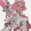 PiNK cyber nurse sci-fi mode 6枚目