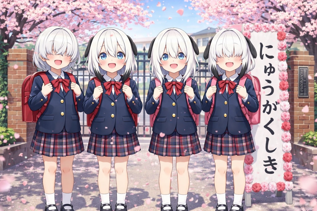 だるめしあんずのにゅうがくしき