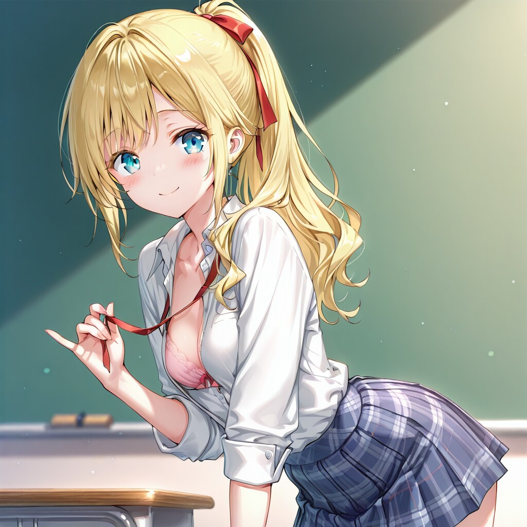 お着替え中