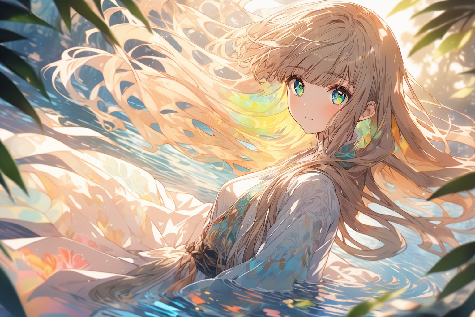 水浴び | の人気AIイラスト・グラビア