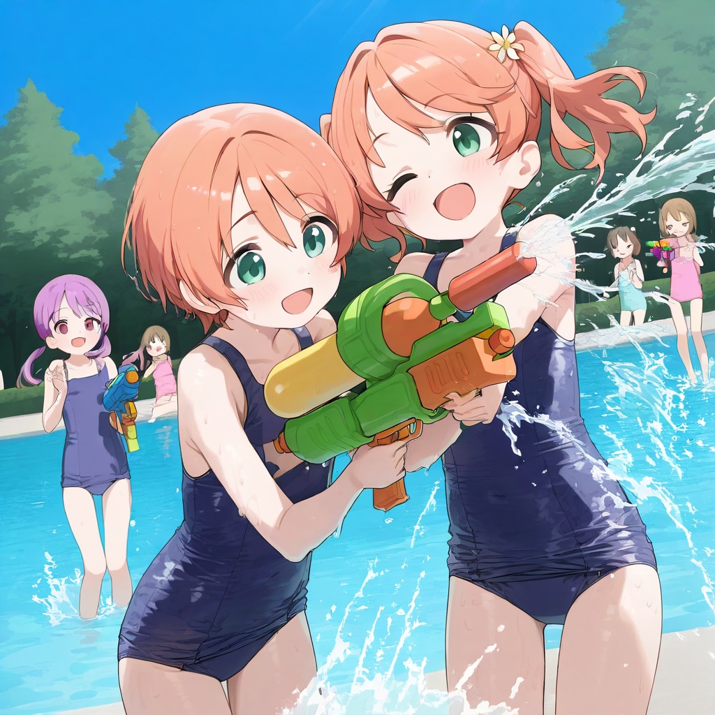 水遊びガールズ