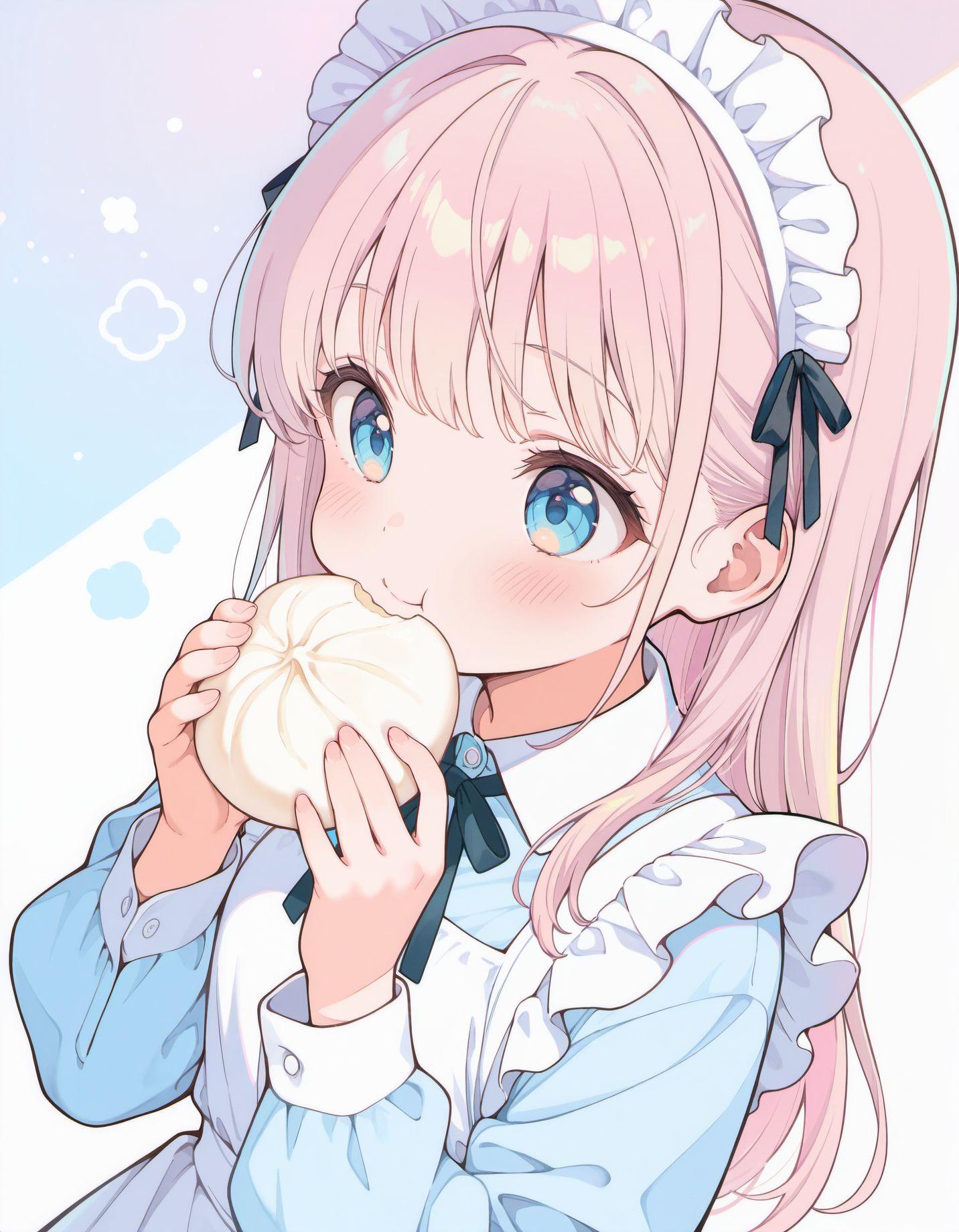 もぐもぐメイドさん