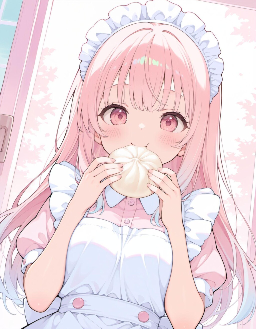もぐもぐメイドさん