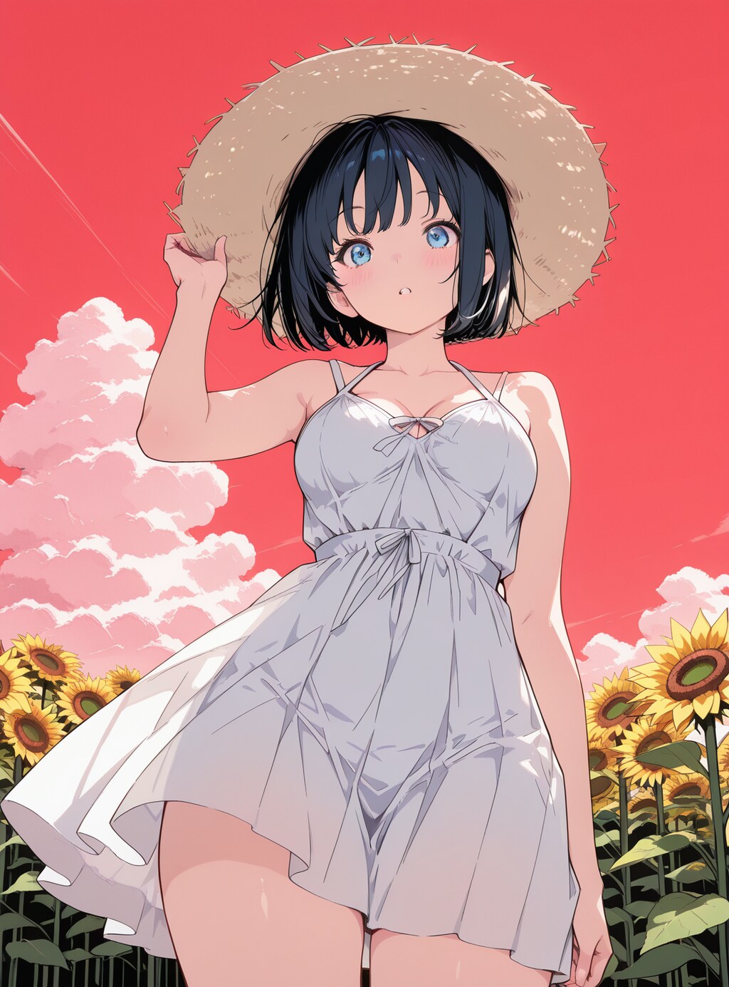 ヒマワリの夕べ