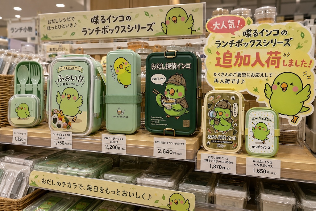 インコのランチボックスコーナー