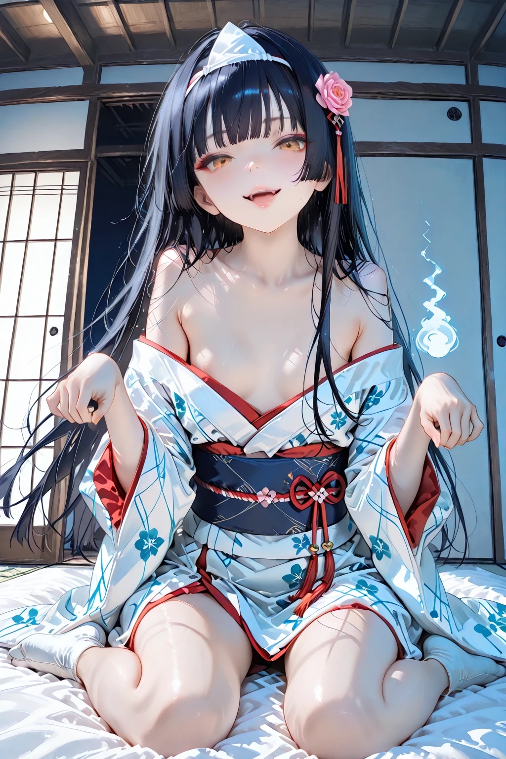 この旅館、若くして亡くなった少女の霊が出んるだって(>_<)