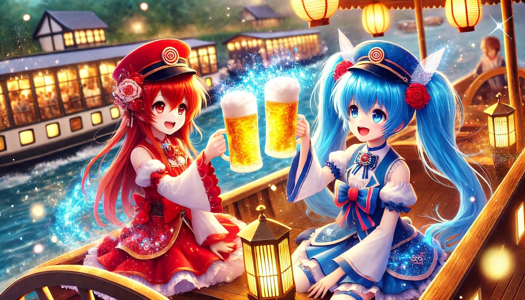 鉄道系魔法少女イオニア＆ラーラ　船旅中♪・・・158